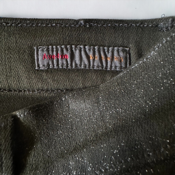 Citizens of Humanity Avedon Slick Skinny Leg in Green Shimmer - Picture 7 of 9